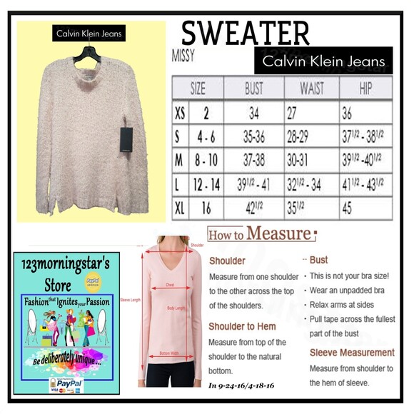 Calvin Klein Jeans NEW Textured Crewneck Mohair Pullover Sweater M - Picture 11 of 11